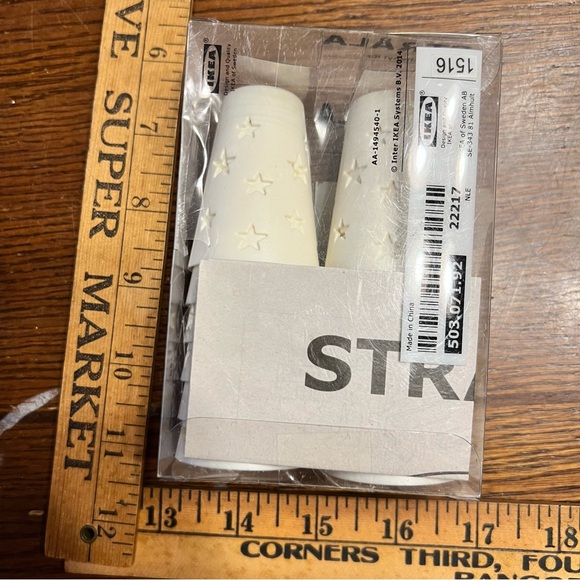 2015 IKEA Strala Design Chenyi Ke Light Covers 12ct Cream New NWT - Picture 4 of 5